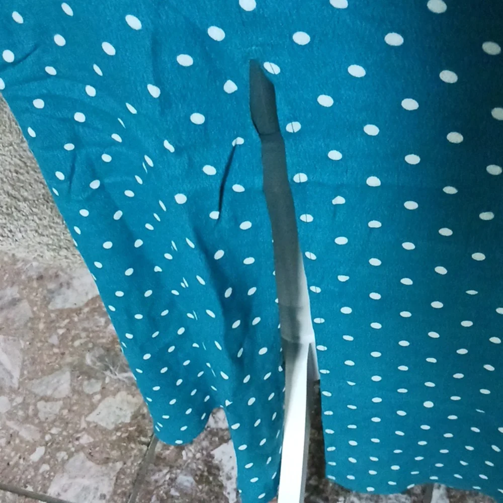 NWT MAXI SUNDRESS TEAL XS/S - Picture 5 of 14